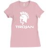trojan condoms Ladies Fitted T-Shirt