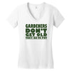gardeners don&rsquo;t get old, ideal gift or christmas present. Women's V-Neck T-Shirt