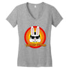 too hip to hop   bunny easter Women's V-Neck T-Shirt