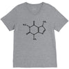 Caffeine Molecule V-Neck Tee