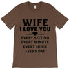 I Love you Wife T-Shirt