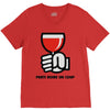party a drink V-Neck Tee