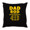 dad bod Throw Pillow