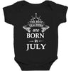 the best teachers are born in july Baby Bodysuit