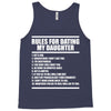 rules for dating my daughter Tank Top