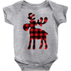 lumberjack reindeer Baby Bodysuit