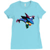 san jose street sharks Ladies Fitted T-Shirt