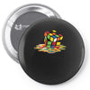 Rubik Cube Pin-back button