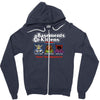 basements and kittens Zipper Hoodie