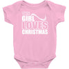 this girl loves christmas Baby Onesie