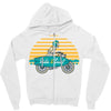 ride and surf Zipper Hoodie