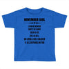 Super November Girl Toddler T-shirt