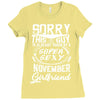 This Guy Is Taken By A Super Sexy November Girlfriend Ladies Fitted T-Shirt