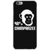 98% chimpanzee iPhone 6/6s Case