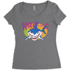 Wave Crusher Women's Triblend Scoop T-shirt