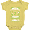 Never Underestimate The Strength Of A Lymphoma Cancer Warrior Baby Bodysuit