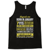 Legends Are Born In January Tank Top