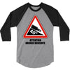 warning descent 3/4 Sleeve Shirt