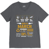 born march multitasking problem solving V-Neck Tee