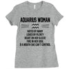 Aquarius Woman Ladies Fitted T-Shirt