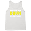 born to drum forced to work Tank Top