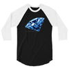 diamond blu 3/4 Sleeve Shirt