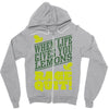 rage quit Zipper Hoodie