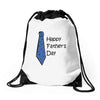 happy father's day Drawstring Bags