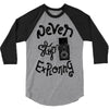never stop exploring 3/4 Sleeve Shirt