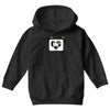 panda pixel Youth Hoodie