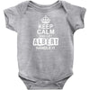 Keep Calm And Let Albert Handle It Baby Onesie