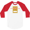 lmfao robot head 3/4 Sleeve Shirt