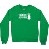 vacation alpaca bag animal humor funny Crewneck Sweatshirt
