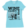 Wine Club Ladies Fitted T-Shirt