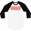 drinking with me pregnancy warning 3/4 Sleeve Shirt