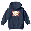 Bacon Egg Skull Youth Hoodie