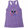 kirby gamer geek snes Racerback Tank