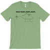 roflcopter funny t shirt geek nerd college gamer T-Shirt