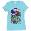 i ain't afraid of no ghosts Ladies Fitted T-Shirt
