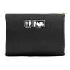 drums   problem solved   mens funny Accessory Pouches