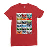 vw camper van fronts, ideal gift or birthday present Ladies Fitted T-Shirt