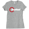 top dad mens funny novelty (2) Ladies Fitted T-Shirt