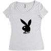 RABBITBOY Women's Triblend Scoop T-shirt