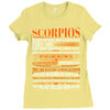 Scorpios Difficult Ones To Understand Zodiac Ladies Fitted T-Shirt