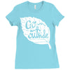 go outside Ladies Fitted T-Shirt