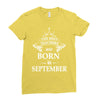 The Best Teachers Are Born In September Ladies Fitted T-Shirt