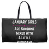 January Girls Weekender Totes