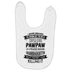 Super Cool Pawpaw Of A Freaking Awesome Grandson Baby Bibs