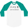 i ate sum pi t shirt s m l xl 2xl 3xl funny nerdy geeky college awesom 3/4 Sleeve Shirt