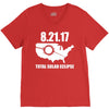total solar eclipse 2017 V-Neck Tee